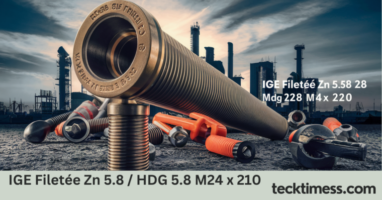 IGE Filetée Zn 5.8 / HDG 5.8 M24 x 210 – The Powerful and Versatile Threaded Rod