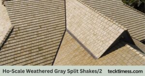 Ho-Scale Weathered Gray Split Shakes/2