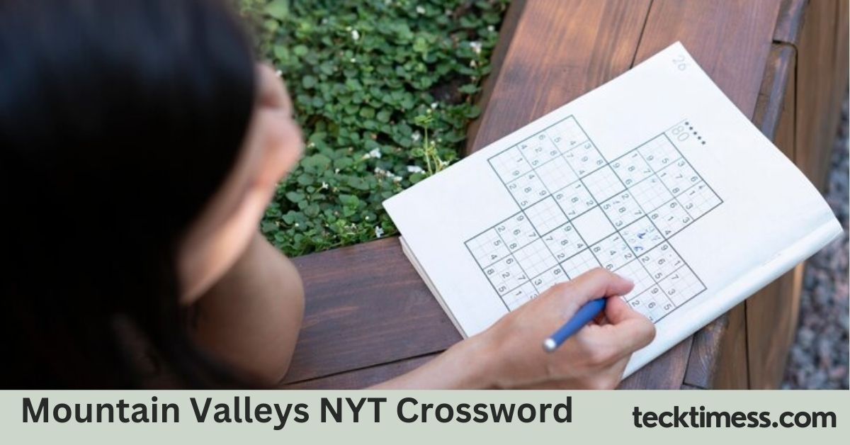 Mountain Valleys NYT Crossword